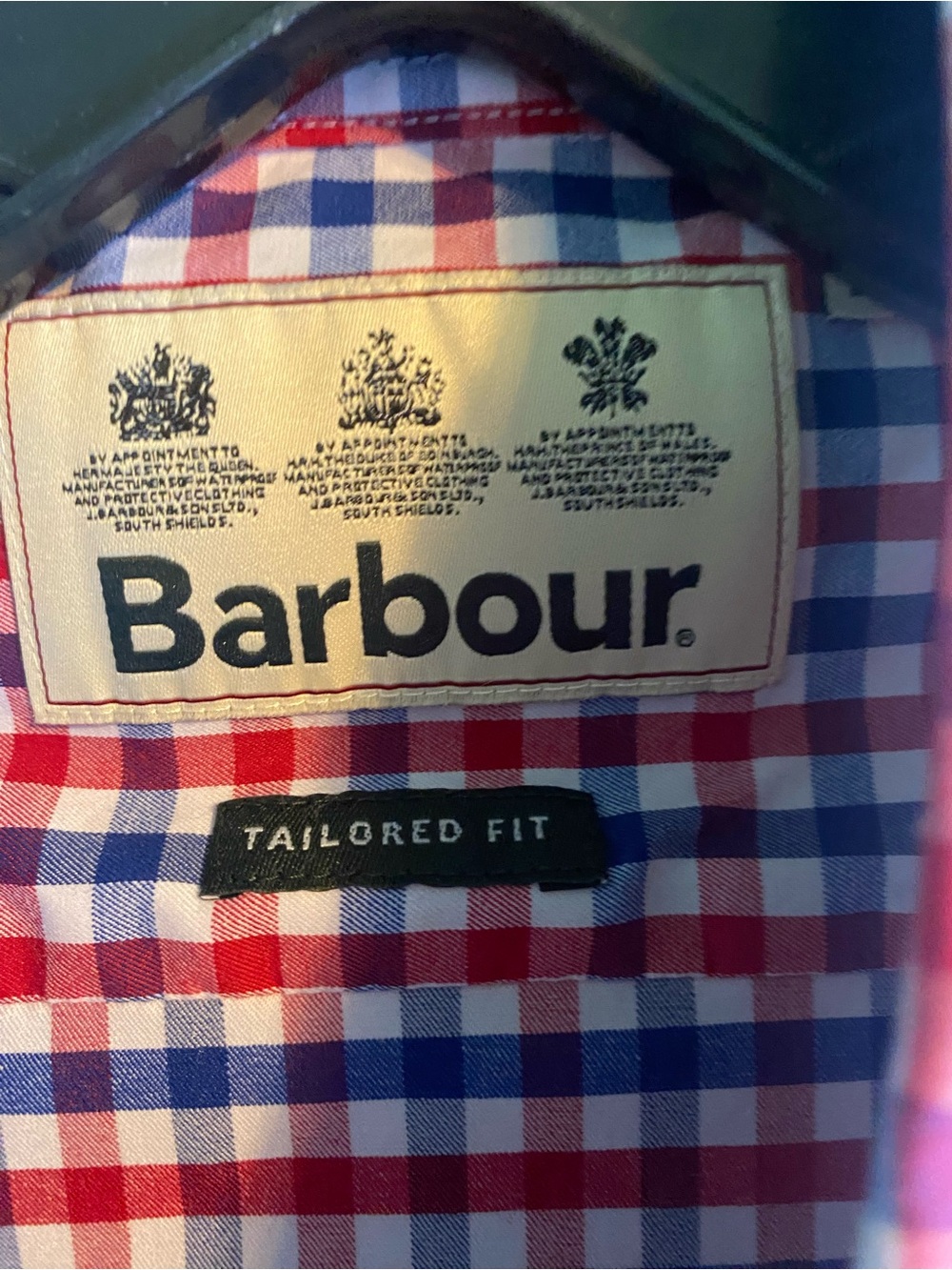 Barbour gingham button down - Picture 4 of 5